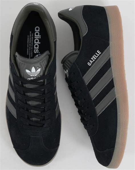 adidas gazelle original black|Adidas gazelle black usa.